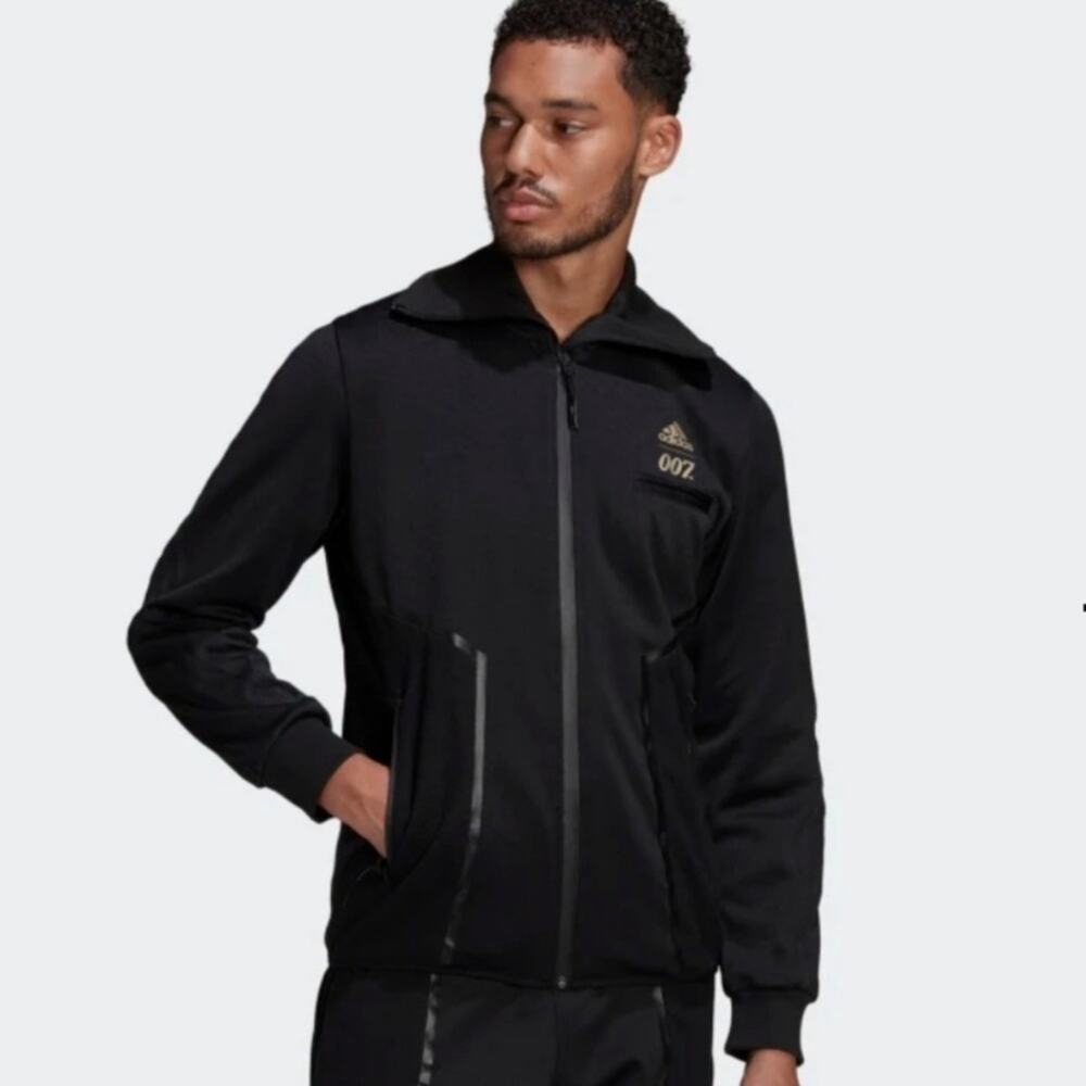 Adidas X James Bond 007 Jacket Black Track Top Men's Size Medium